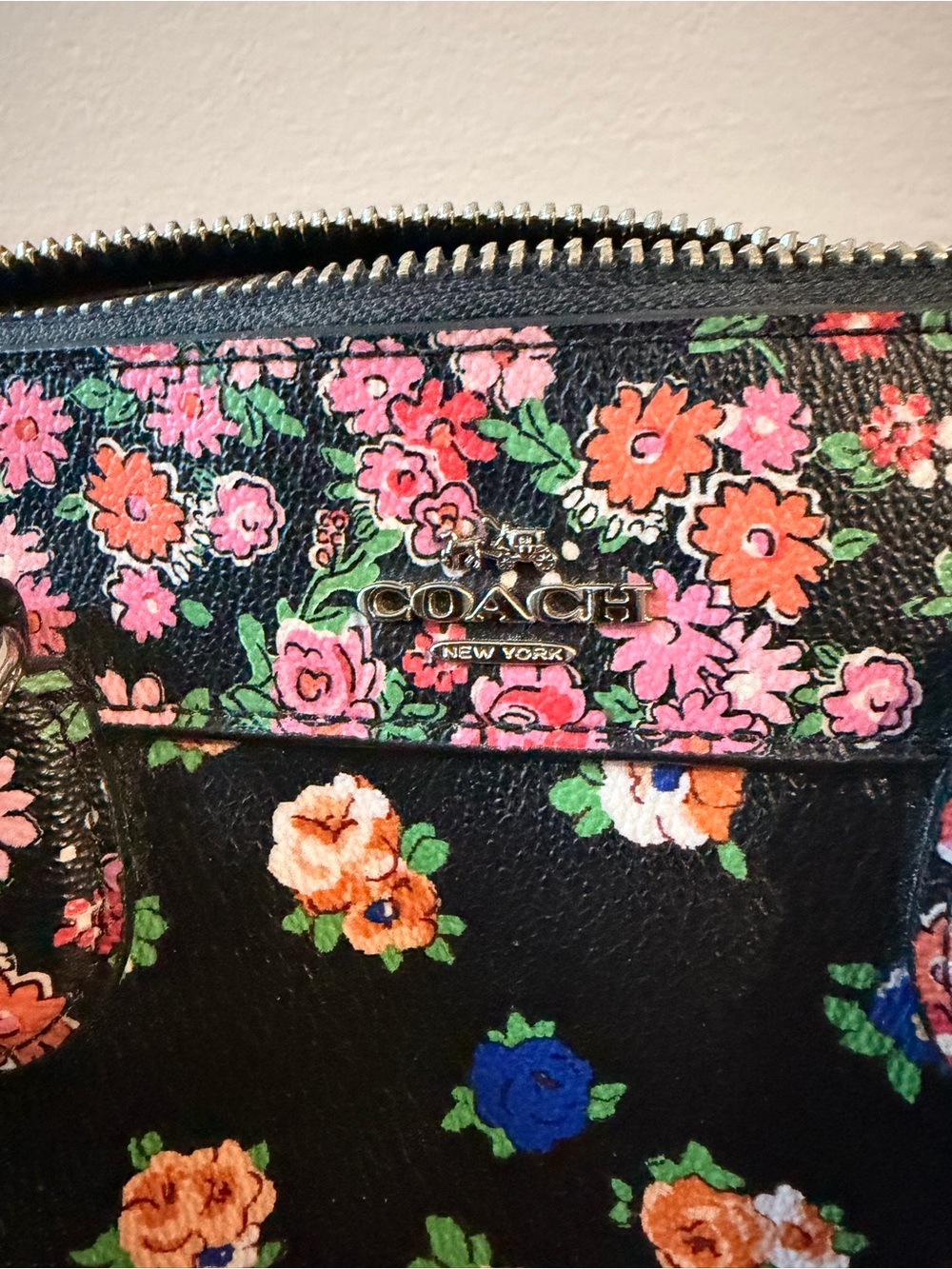 Coach Mini Bennett Satchel in Floral Mix Print Coated Canvas with COA - Picture 3 of 7